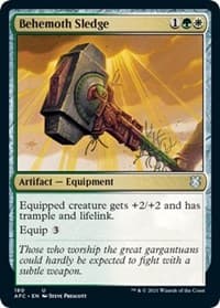 Behemoth Sledge - Commander: Adventures in the Forgotten Realms - Magic: The Gathering card
