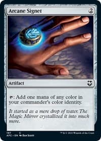 Arcane Signet - Commander: Adventures in the Forgotten Realms - Magic: The Gathering card