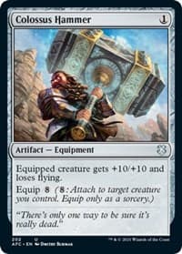 Colossus Hammer - Commander: Adventures in the Forgotten Realms - Magic: The Gathering card