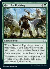 Garruk's Uprising - Commander: Adventures in the Forgotten Realms - Magic: The Gathering card