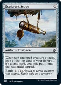 Explorer's Scope - Commander: Adventures in the Forgotten Realms - Magic: The Gathering card