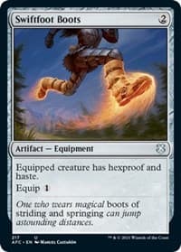 Swiftfoot Boots - Commander: Adventures in the Forgotten Realms - Magic: The Gathering card