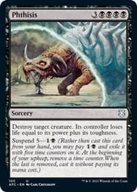 Phthisis - Commander: Adventures in the Forgotten Realms - Magic: The Gathering card