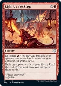 Light Up the Stage - Commander: Adventures in the Forgotten Realms - Magic: The Gathering card