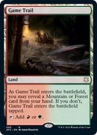Game Trail - Commander: Adventures in the Forgotten Realms - Magic: The Gathering card
