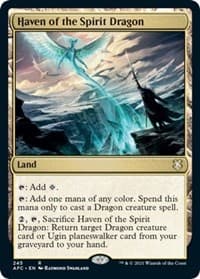 Haven of the Spirit Dragon - Commander: Adventures in the Forgotten Realms - Magic: The Gathering card