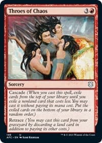 Throes of Chaos - Commander: Adventures in the Forgotten Realms - Magic: The Gathering card