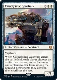 Cataclysmic Gearhulk - Commander: Adventures in the Forgotten Realms - Magic: The Gathering card