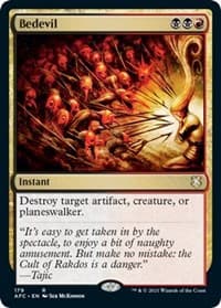 Bedevil - Commander: Adventures in the Forgotten Realms - Magic: The Gathering card