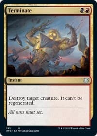 Terminate - Commander: Adventures in the Forgotten Realms - Magic: The Gathering card
