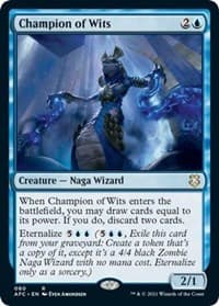 Champion of Wits - Commander: Adventures in the Forgotten Realms - Magic: The Gathering card