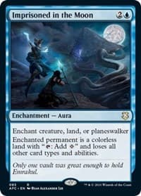 Imprisoned in the Moon - Commander: Adventures in the Forgotten Realms - Magic: The Gathering card