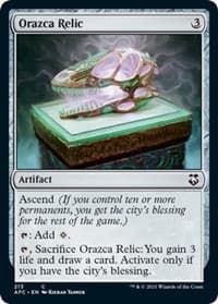 Orazca Relic - Commander: Adventures in the Forgotten Realms - Magic: The Gathering card