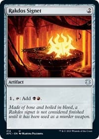 Rakdos Signet - Commander: Adventures in the Forgotten Realms - Magic: The Gathering card