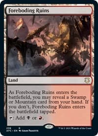 Foreboding Ruins - Commander: Adventures in the Forgotten Realms - Magic: The Gathering card