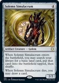 Solemn Simulacrum - Commander: Adventures in the Forgotten Realms - Magic: The Gathering card