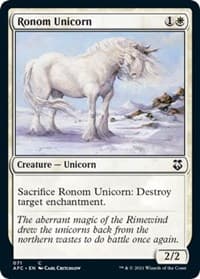Ronom Unicorn - Commander: Adventures in the Forgotten Realms - Magic: The Gathering card
