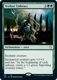 Verdant Embrace - Commander: Adventures in the Forgotten Realms - Magic: The Gathering card