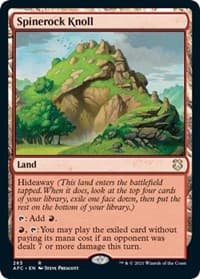 Spinerock Knoll - Commander: Adventures in the Forgotten Realms - Magic: The Gathering card