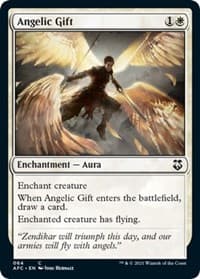 Angelic Gift - Commander: Adventures in the Forgotten Realms - Magic: The Gathering card