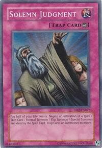 Solemn Judgment - Dark Beginning 2 - YuGiOh card
