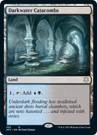 Darkwater Catacombs - Commander: Adventures in the Forgotten Realms - Magic: The Gathering card