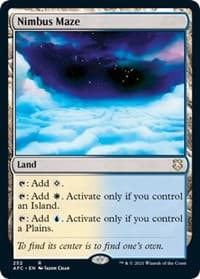 Nimbus Maze - Commander: Adventures in the Forgotten Realms - Magic: The Gathering card