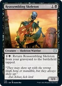 Reassembling Skeleton - Commander: Adventures in the Forgotten Realms - Magic: The Gathering card