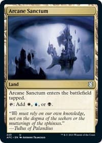 Arcane Sanctum - Commander: Adventures in the Forgotten Realms - Magic: The Gathering card