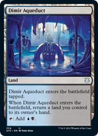 Dimir Aqueduct - Commander: Adventures in the Forgotten Realms - Magic: The Gathering card