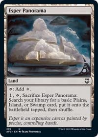 Esper Panorama - Commander: Adventures in the Forgotten Realms - Magic: The Gathering card