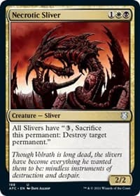 Necrotic Sliver - Commander: Adventures in the Forgotten Realms - Magic: The Gathering card