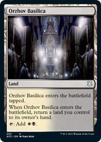 Orzhov Basilica - Commander: Adventures in the Forgotten Realms - Magic: The Gathering card