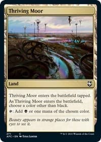 Thriving Moor - Commander: Adventures in the Forgotten Realms - Magic: The Gathering card