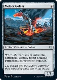 Meteor Golem - Commander: Adventures in the Forgotten Realms - Magic: The Gathering card