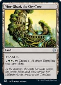 Vitu-Ghazi, the City-Tree - Commander: Adventures in the Forgotten Realms - Magic: The Gathering card