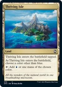 Thriving Isle - Commander: Adventures in the Forgotten Realms - Magic: The Gathering card