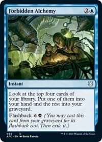 Forbidden Alchemy - Commander: Adventures in the Forgotten Realms - Magic: The Gathering card