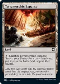 Terramorphic Expanse - Commander: Adventures in the Forgotten Realms - Magic: The Gathering card