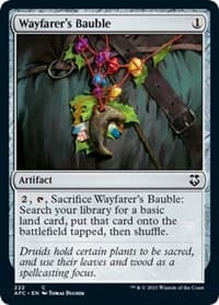 Wayfarer's Bauble - Commander: Adventures in the Forgotten Realms - Magic: The Gathering card