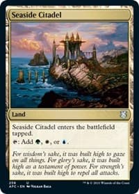 Seaside Citadel - Commander: Adventures in the Forgotten Realms - Magic: The Gathering card
