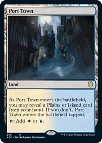 Port Town - Commander: Adventures in the Forgotten Realms - Magic: The Gathering card