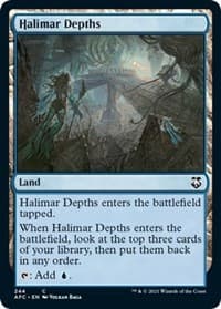 Halimar Depths - Commander: Adventures in the Forgotten Realms - Magic: The Gathering card