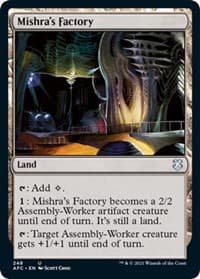 Mishra's Factory - Commander: Adventures in the Forgotten Realms - Magic: The Gathering card