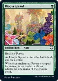Utopia Sprawl - Commander: Adventures in the Forgotten Realms - Magic: The Gathering card
