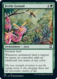 Fertile Ground - Commander: Adventures in the Forgotten Realms - Magic: The Gathering card