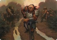Hobgoblin Bandit Lord Art Card - Art Series: Adventures in the Forgotten Realms - Magic: The Gathering card