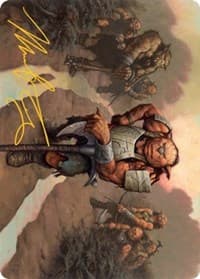Hobgoblin Bandit Lord Art Card (Gold-Stamped Signature) - Art Series: Adventures in the Forgotten Realms - Magic: The Gathering card