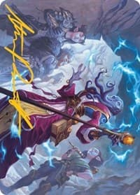 True Polymorph Art Card (Gold-Stamped Signature) - Art Series: Adventures in the Forgotten Realms - Magic: The Gathering card