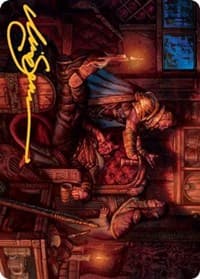 Long Rest Art Card (Gold-Stamped Signature) - Art Series: Adventures in the Forgotten Realms - Magic: The Gathering card